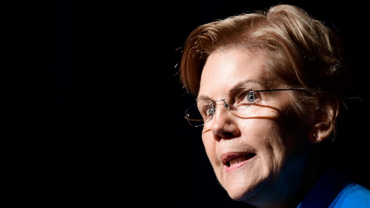 Elizabeth Warren, United States senator from Massachusetts and one of the many Democrats running for president in 2020, speaks at the "Community Conversation about Puerto Rico and its Recovery" held at the Alejandro Tapia y Rivera Theater, in San Juan, Puerto Rico, Tuesday Jan. 22, 2019. Warren addressed the hardships Puerto Rico has endured in the past two years, particularly its debt crisis and the recovery in the aftermath of Hurricane Maria. (AP Photo/Carlos Giusti)