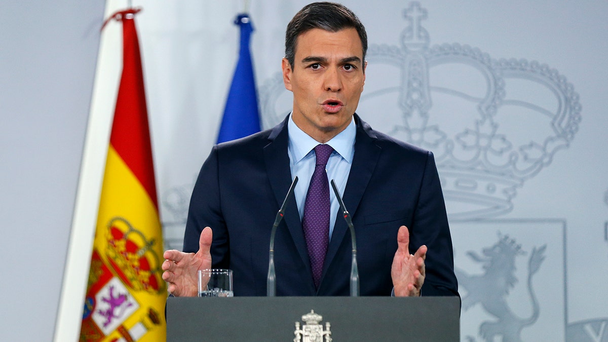 Spain Prime Minister Pedro Sanchez