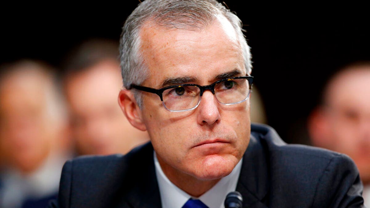 FBI acting director Andrew McCabe at hearing