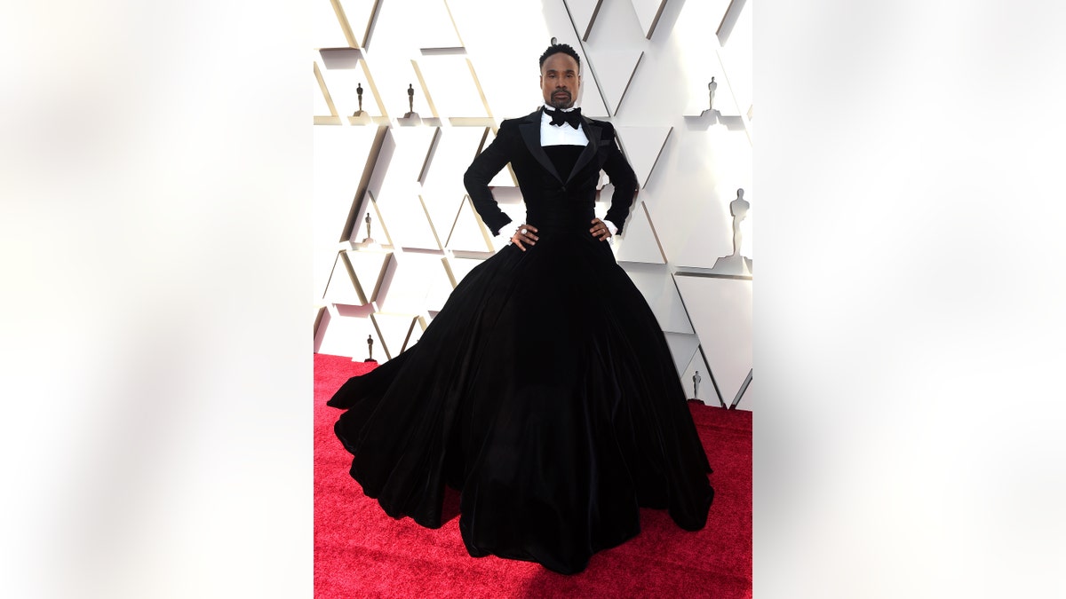 Billy Porter arrives at the Oscars on Sunday, Feb. 24, 2019, at the Dolby Theatre in Los Angeles. (Photo by Jordan Strauss/Invision/AP)