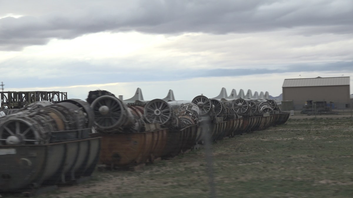 Aircraft parts are also stored at AMARG.