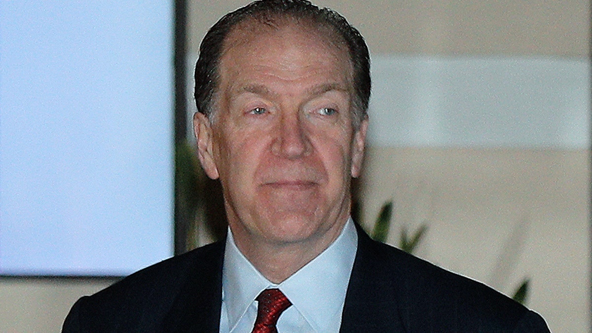 Department of the Treasury Under Secretary for International Affairs David Malpass leaves a hotel in Beijing, Wednesday, Feb. 13, 2019. President Trump has nominated Malpass to head the World Bank. (AP Photo/Andy Wong)