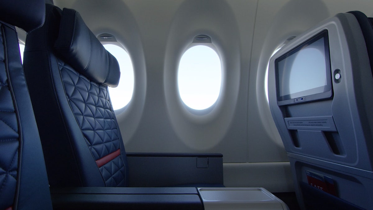 Economy seats on Delta’s new A220 will be 18.6 inches wide.