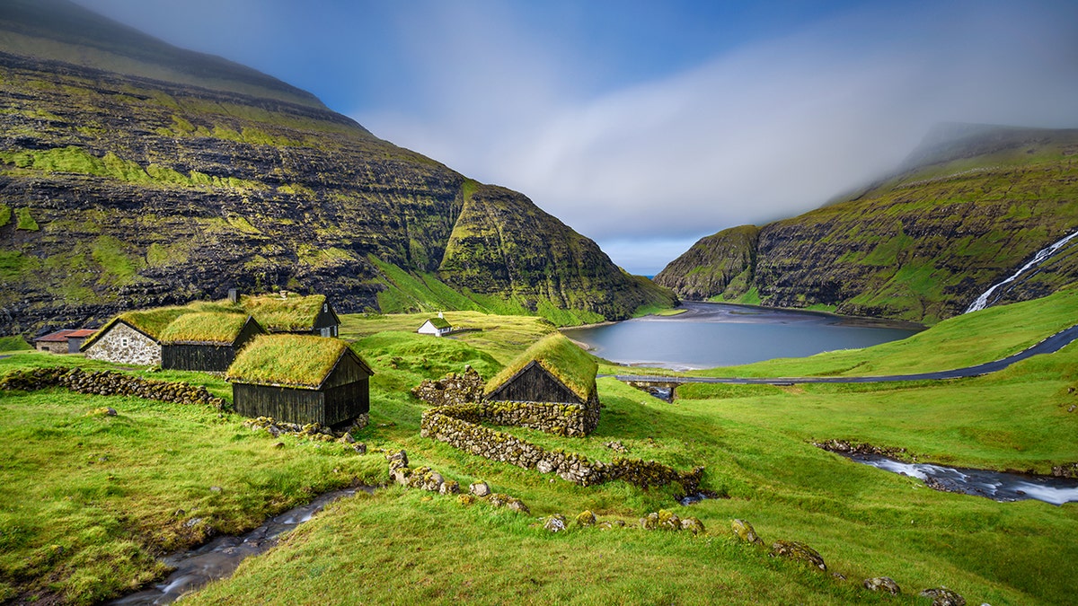 The Faroe Islands, inhabited by about 50,000 people and 80,000 sheep, draw visitors to their dramatic scenery, with waterfalls and abundant birdlife.