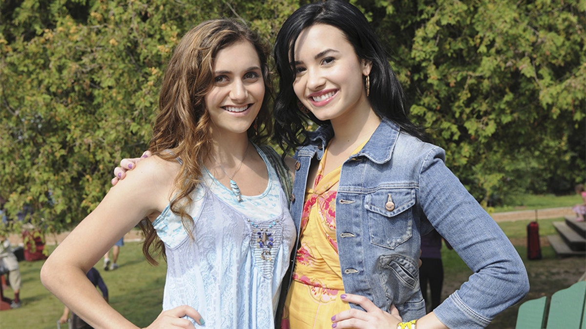 Stoner, here with Demi Lovato during "Camp Rock 2," said that at one point she became so thin that even casting directors suspected something was wrong.<br>
