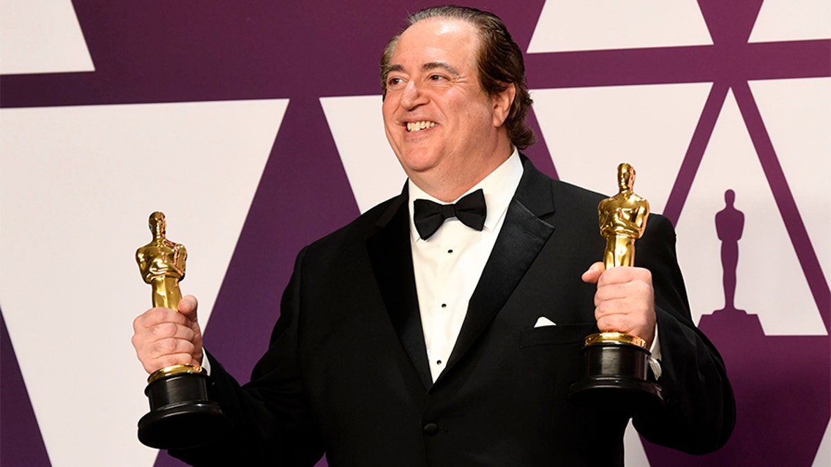 Nick Vallelonga, winner of Best Picture and Best Original Screenplay for "Green Book," poses in the press room during the 91st Annual Academy Awards at Hollywood and Highland on February 24, 2019 in Hollywood, California. — Getty