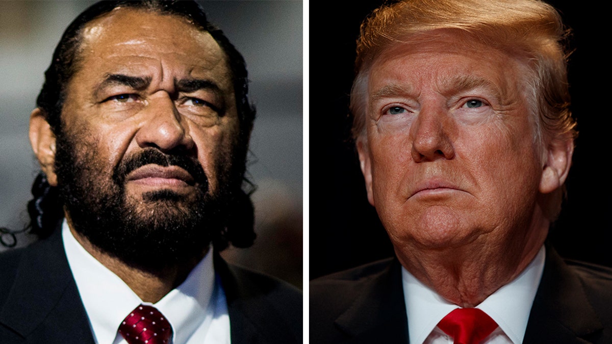 Rep. Al Green , D-Texas, issued his third call to impeach President Trump. (Getty/AP, File)