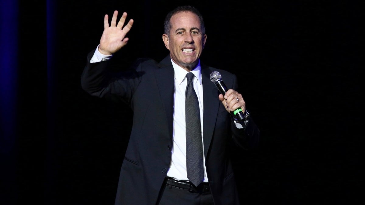 jerry seinfeld on stage