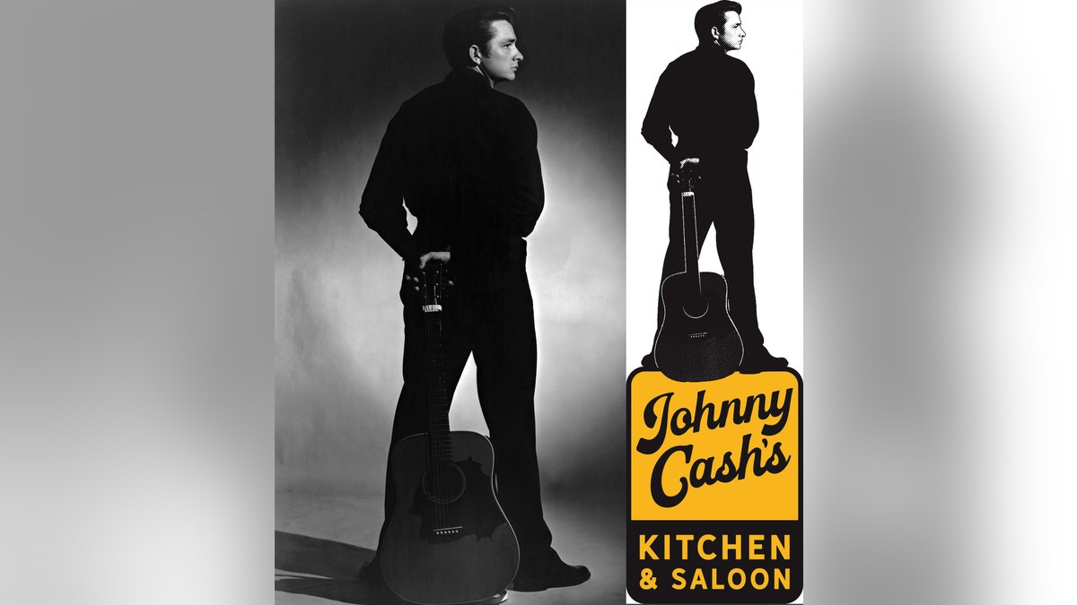 The restaurant took inspiration from a classic Johnny Cash photo for the logo.
