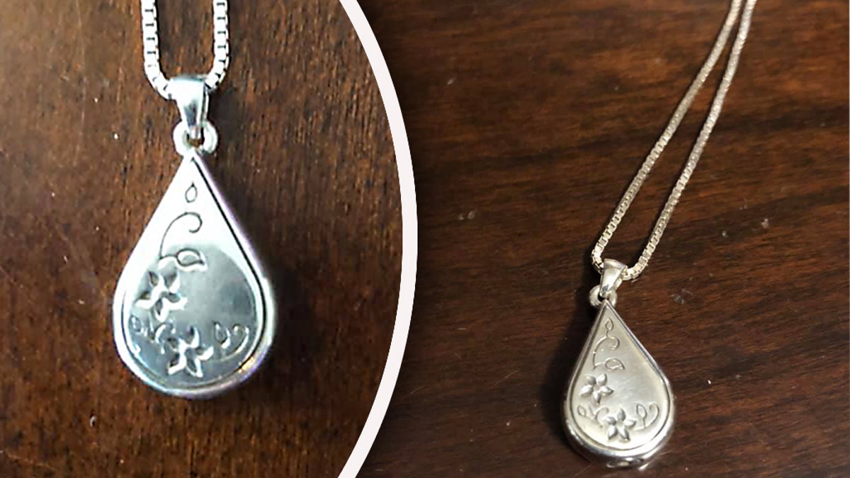 A New Jersey woman was reportedly left “shaking and crying” after learning that her necklace containing her mother’s ashes was found after being lost at the mall.