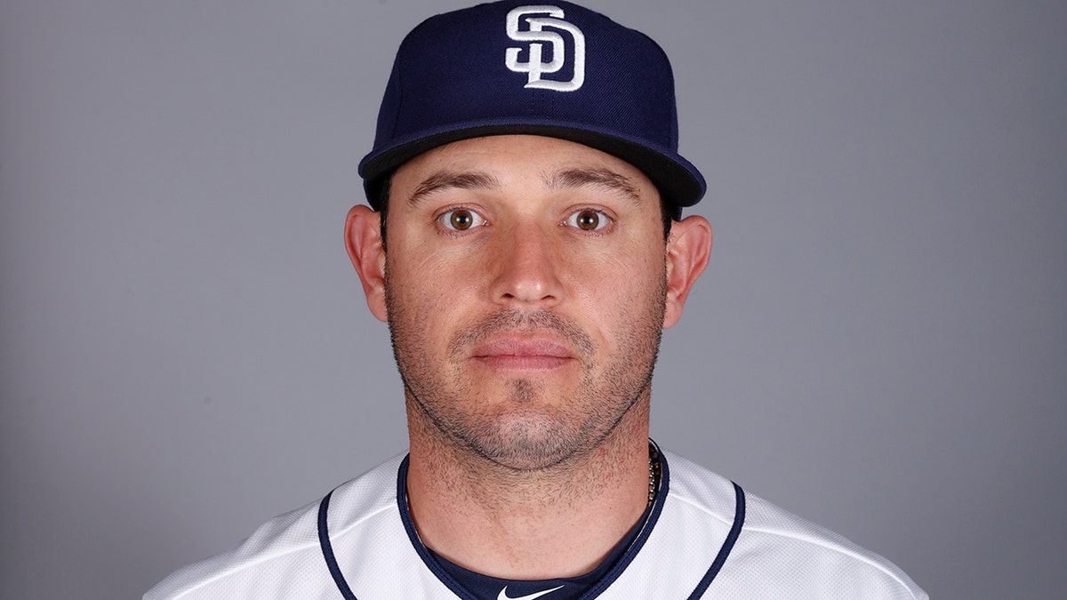 This is a 2019 photo of Ian Kinsler of the San Diego Padres baseball team. This image reflects the 2019 active roster as of Thursday, Feb. 21, 2019, when this image was taken.