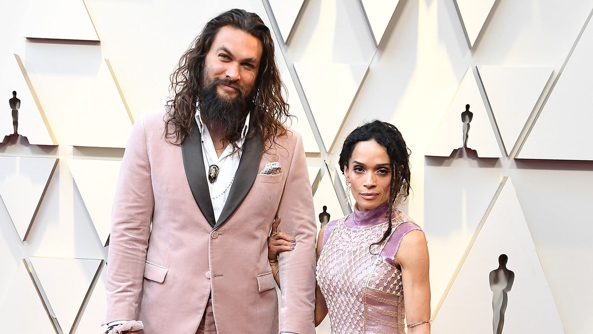 Jason Momoa and Lisa Bonet at the 91st Annual Academy Awards in Hollywood, California. (Photo by Steve Granitz/WireImage)