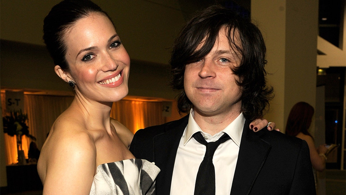 LOS ANGELES, CA - FEBRUARY 10: (EXCLUSIVE COVERAGE) Mandy Moore and Ryan Adams attend The 2012 MusiCares Person Of The Year Gala Honoring Paul McCartney at Los Angeles Convention Center on February 10, 2012 in Los Angeles, California. (Photo by Kevin Mazur/WireImage)