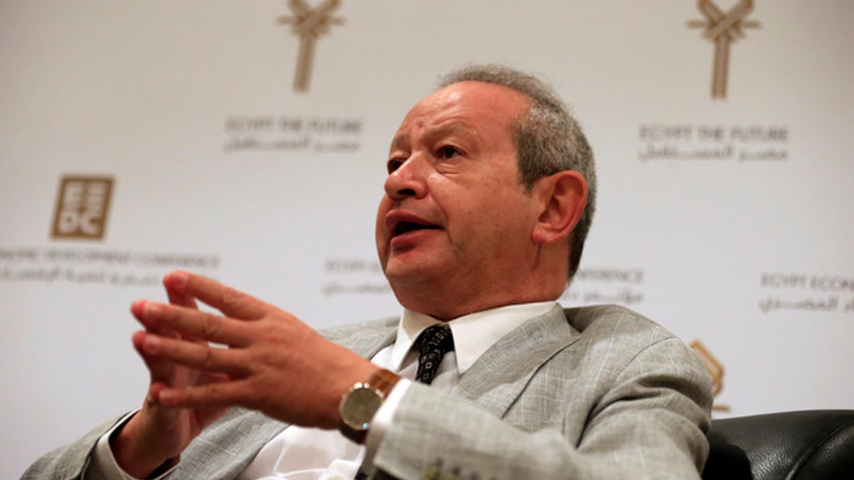 FILE: Egyptian billionaire businessman Naguib Sawiris.