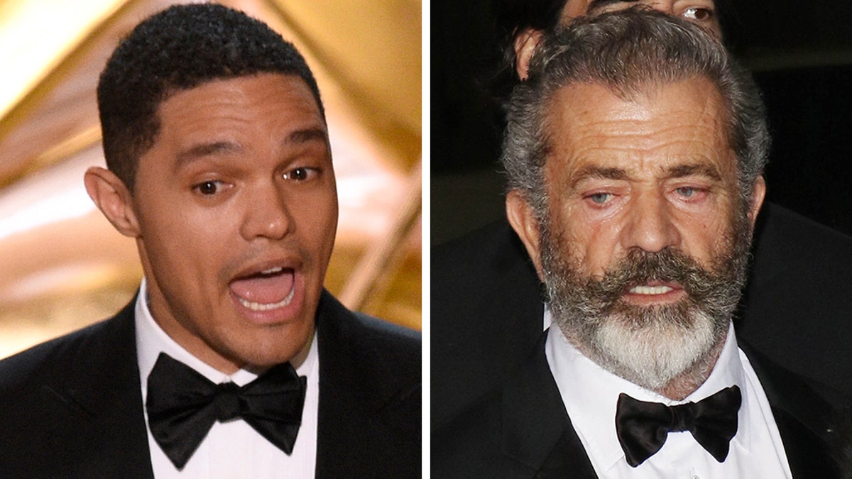 Trevor Noah took a shot at Mel Gibson during the 2019 Oscars.
