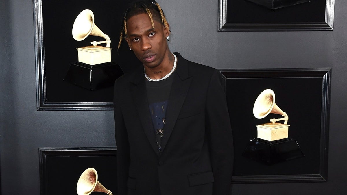 Travis Scott at the Grammy Awards