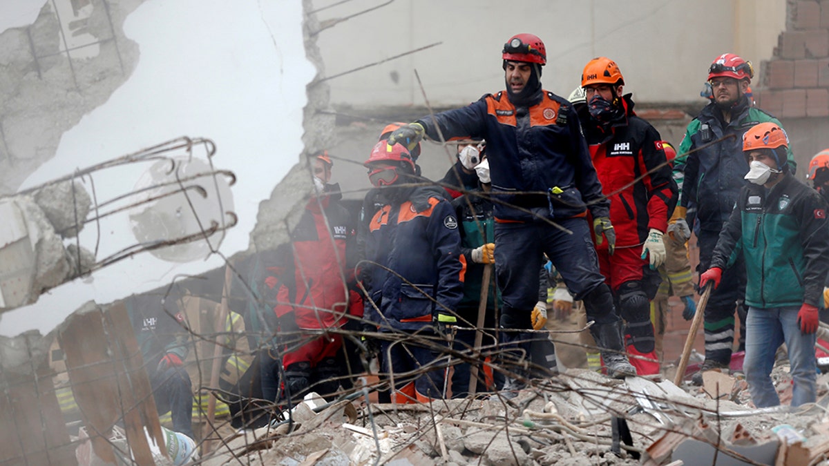 Experts from the Istanbul branch of the chamber of civil engineers who visited the site concluded that the “load-bearing columns had lost the capacity to carry the weight” of the building, the group said in a statement Thursday.