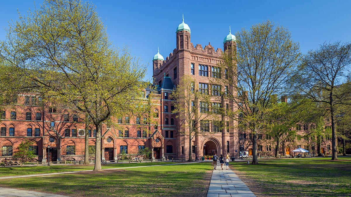 Yale University campus on April 4, 2015.
