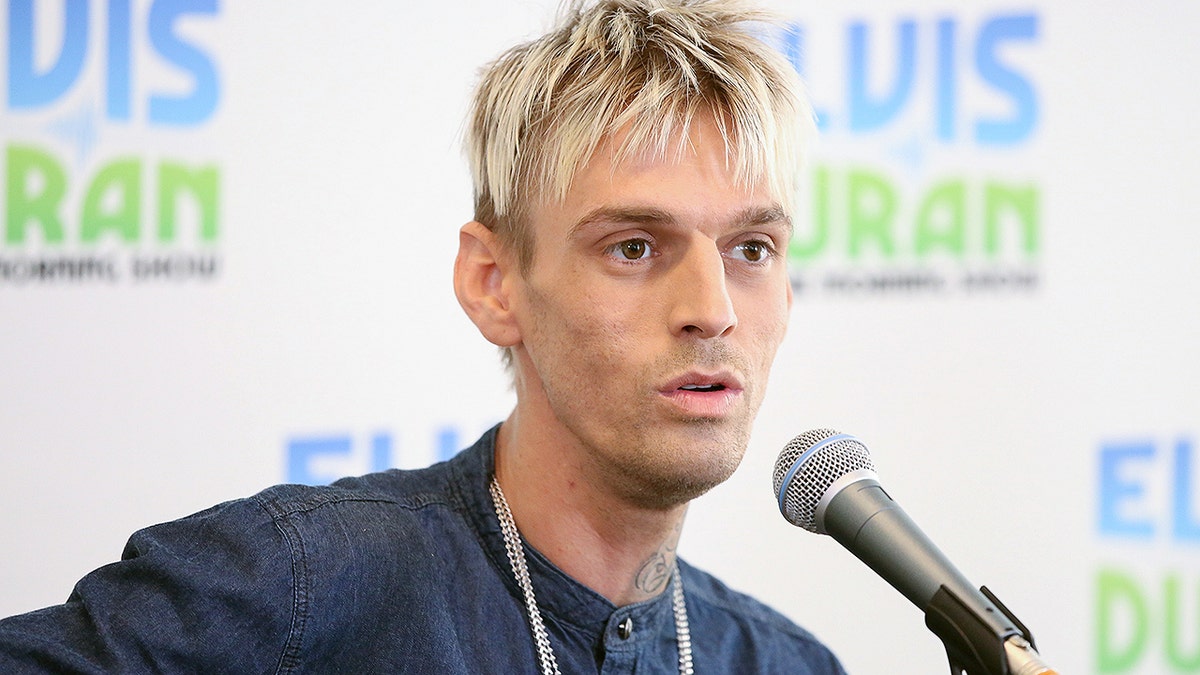 NEW YORK, NY - AUGUST 14: Aaron Carter visits at "The Elvis Duran Z100 Morning Show" at Z100 Studio on August 14, 2017 in New York City. (Photo by Rob Kim/Getty Images)
