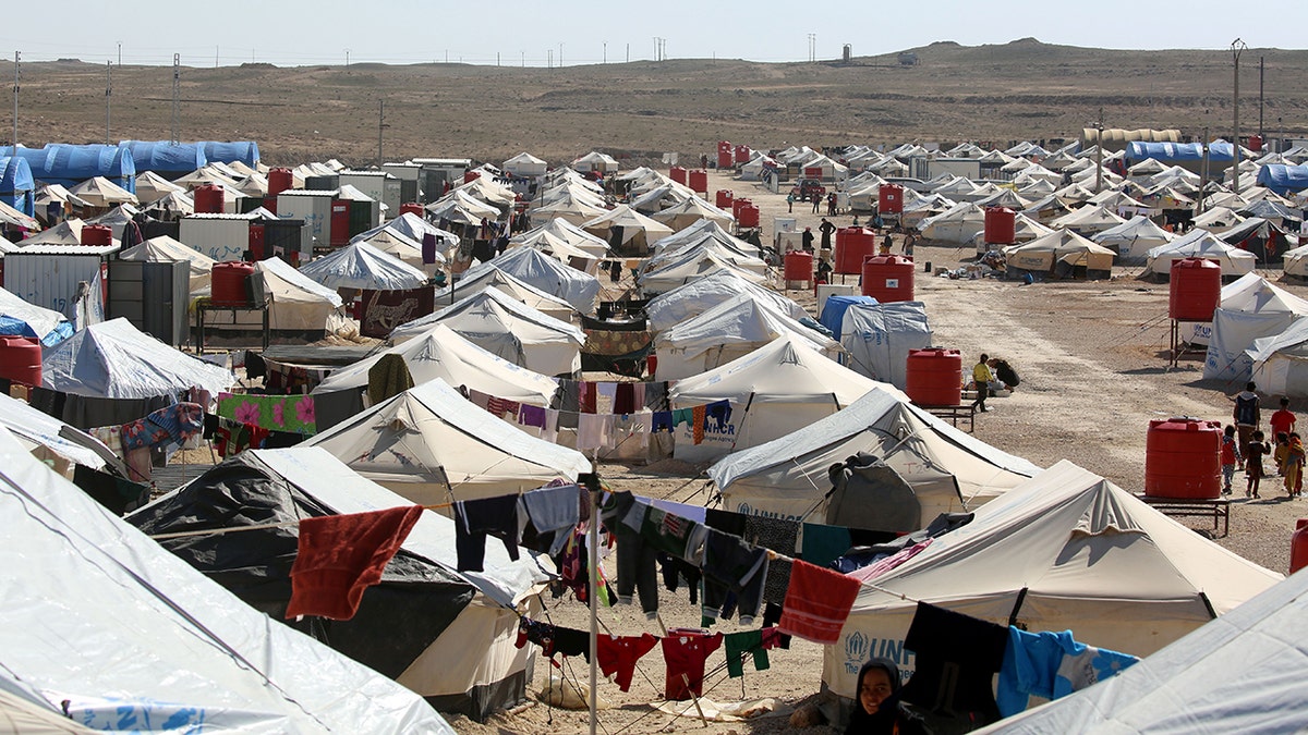 The al-Hawl refugee camp in northeast Syria, where Muthana is now being held.