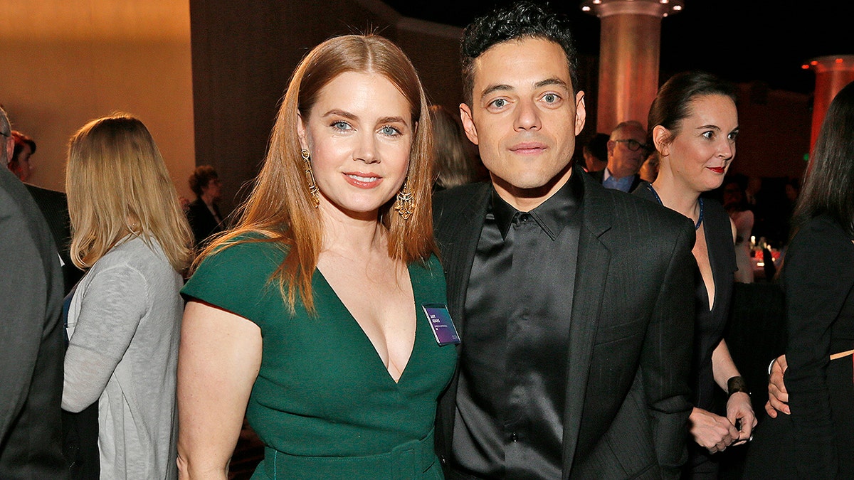 Amy Adams, left, and Rami Malek attend the 91st Academy Awards Nominees Luncheon at The Beverly Hilton Hotel on Monday, Feb. 4, 2019, in Beverly Hills, Calif. (Photo by Danny Moloshok/Invision/AP)
