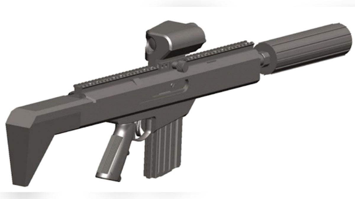 A concept drawing for the Next Generation Squad Weapon
