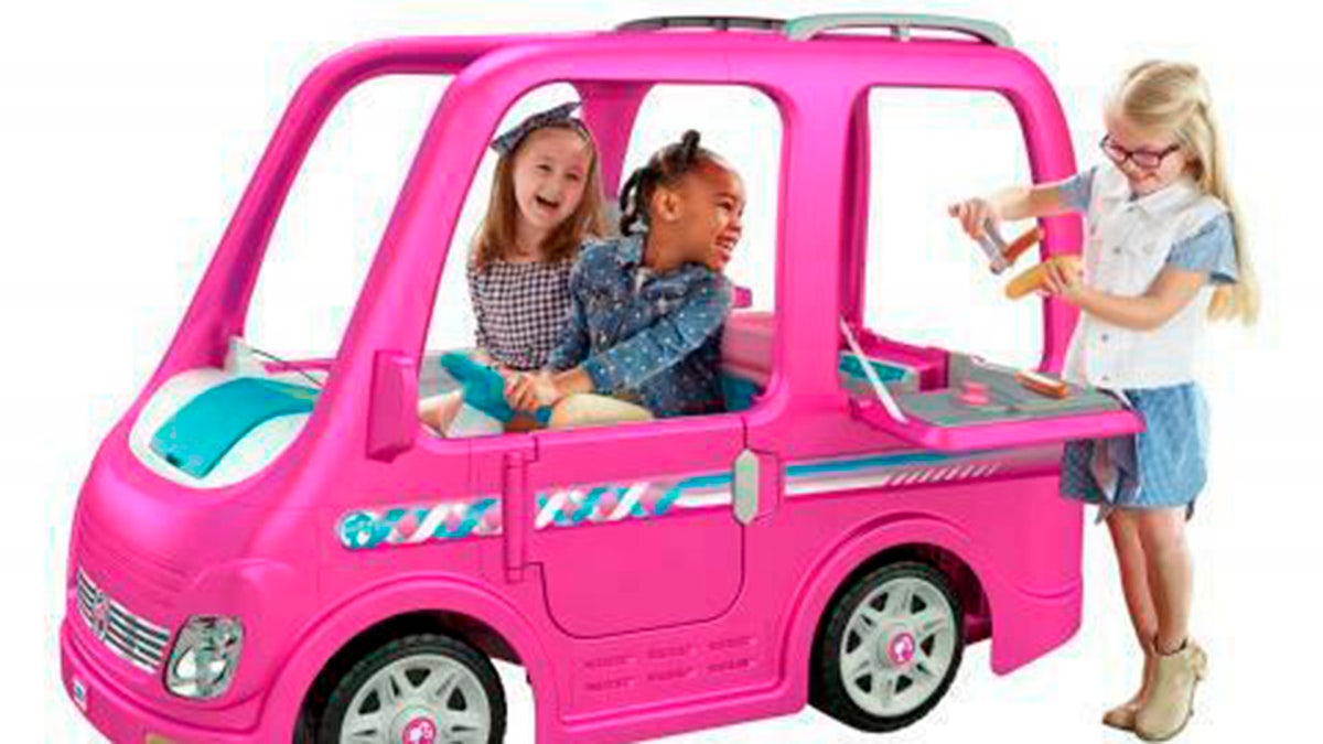 Fisher Price is voluntarily recalling about 44,000 Children’s Power Wheels Barbie Dream Campers because they can keep running after the foot pedal is released. The model FRC29 battery-operated vehicles are hot pink with blue accents and have the Barbie logo printed on the back. 