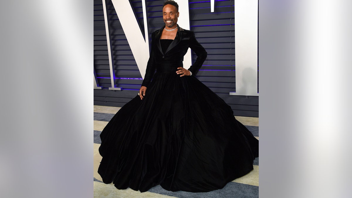 Billy Porter arrives at the Vanity Fair Oscar Party on Sunday, Feb. 24, 2019, in Beverly Hills, Calif. (Photo by Evan Agostini/Invision/AP)