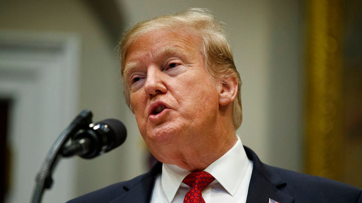 President Donald Trump announces his nomination of David Malpass, under secretary of the Treasury for international affairs, to head the World Bank, during an event in the Rosevelt Room of the White House, Wednesday, Feb. 6, 2019, in Washington. (AP Photo/ Evan Vucci)