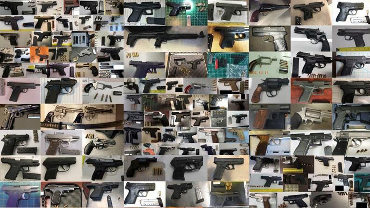 The Transportation Security Administration confiscated a record number of firearms at 279 airport checkpoints around the country.