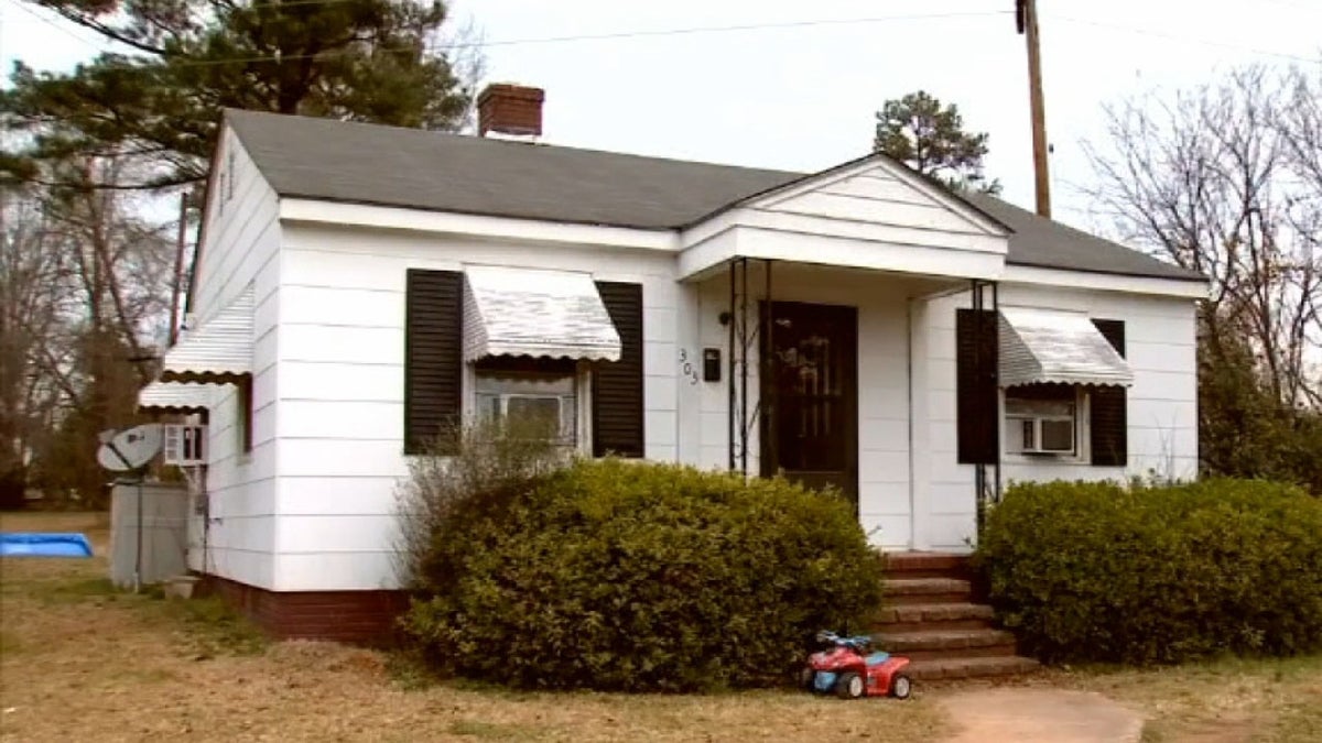 The home where the incident occurred in Union, S.C.