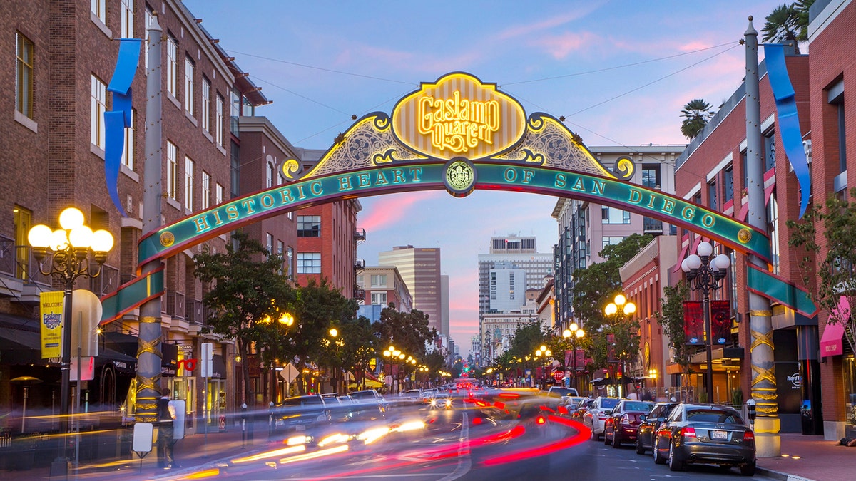 San Diego’s Gaslamp Quarter keeps things going with lively restaurants and bars.