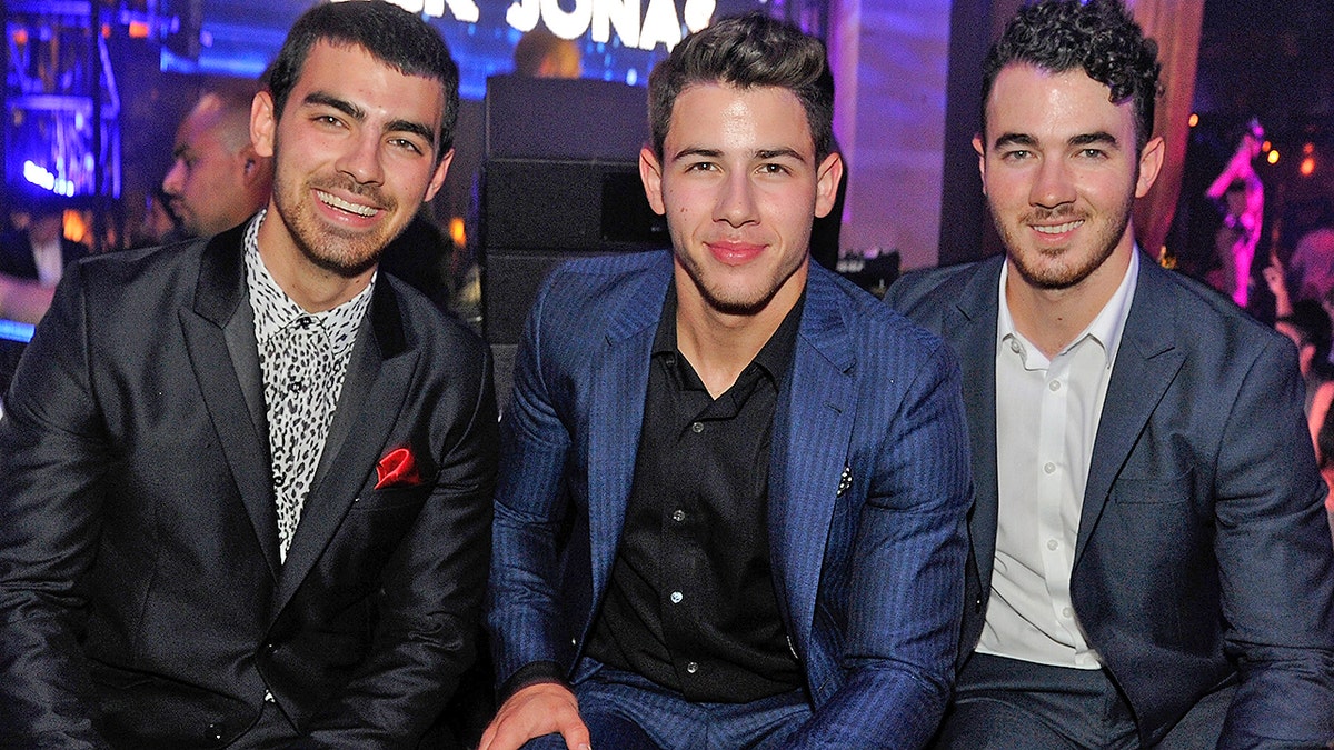 Joe Jonas Nick Jonas Kevin Jonas Jonas Brothers ick Jonas Celebrates 21st Birthday At Wynn Las Vegas XS Nightclub, Botero, Andrea's & Le Reve With Brothers Joe And Kevin Jonas