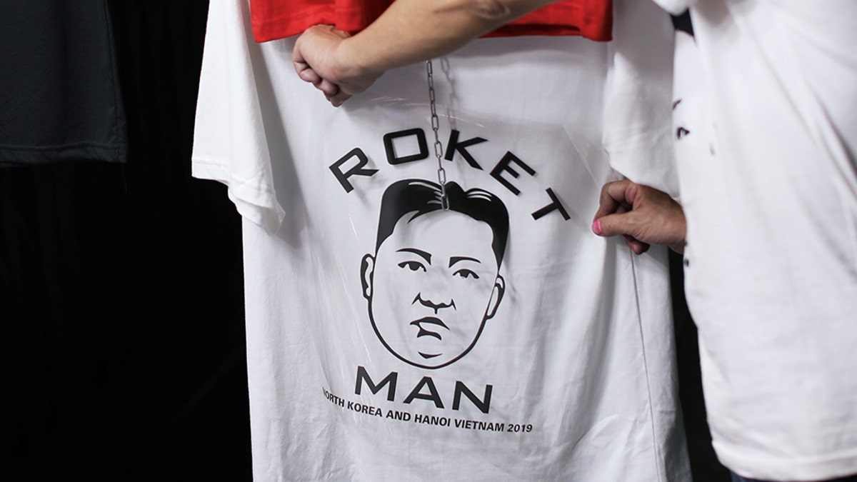 Vietnamese designed Truong Thanh Duc has sold hundreds of novelty T-shirts with Kim Jong Un's face on them ahead of the second summit between the North Korean dictator and President Trump