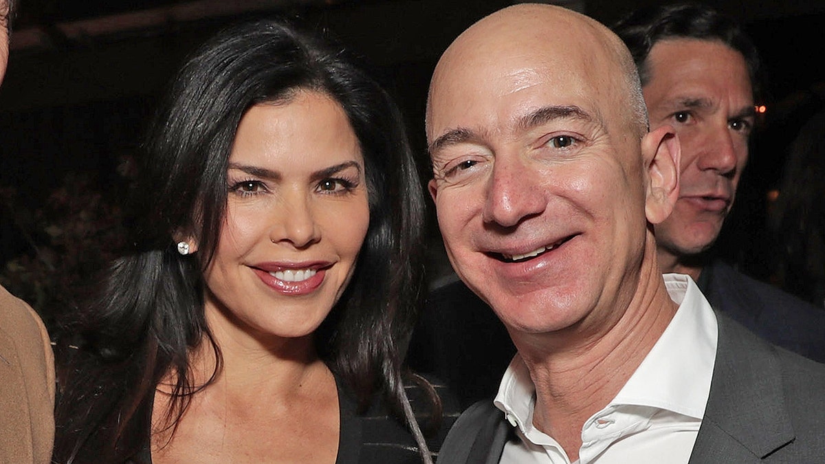 LOS ANGELES, CA - DECEMBER 03: WME's Patrick Whitesell, Lauren Sanchez and Amazon CEO Jeff Bezos attend Jeff Bezos and Matt Damon's 