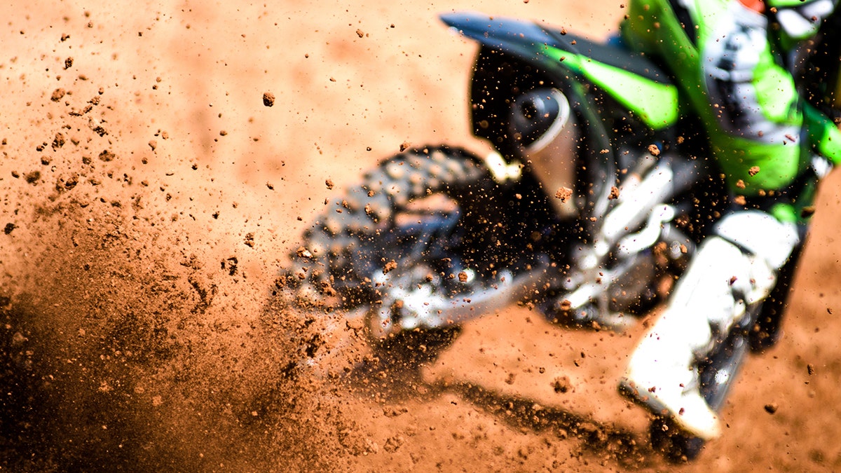 Seven people were injured, two seriously, after a motocross bike flew into the stands during at event at at the Summit County Fairgrounds in Ohio late Saturday, officials said.