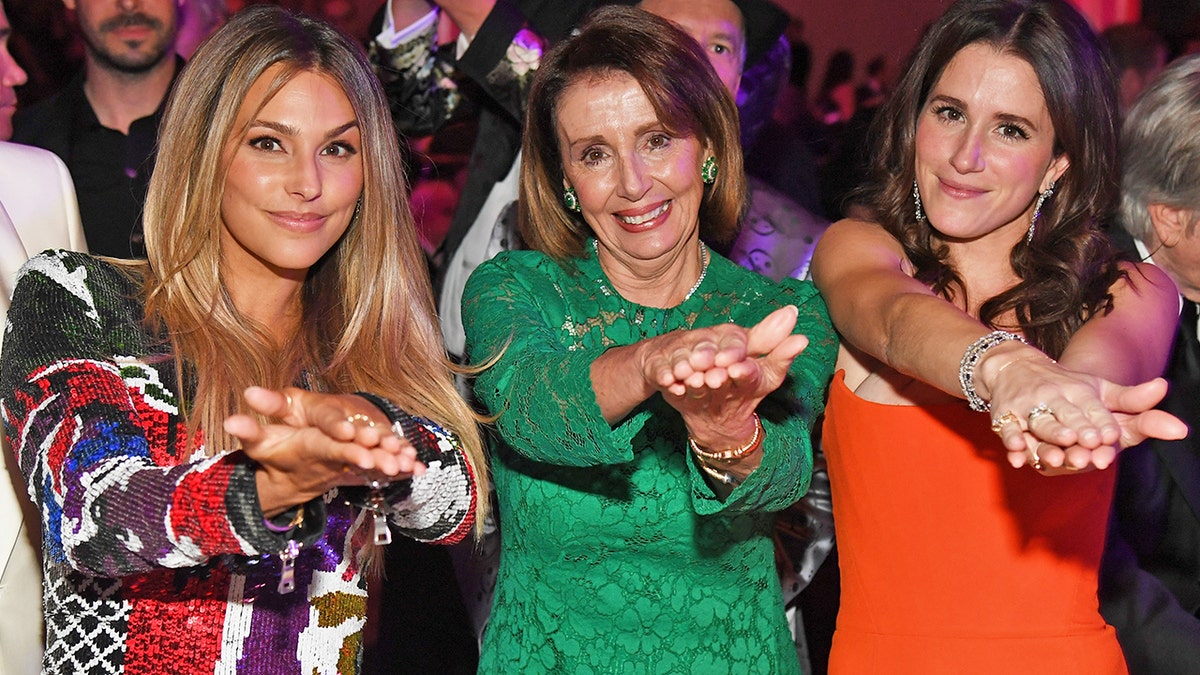 Yael Cohen, Nancy Pelosi, and Jessie Muscio