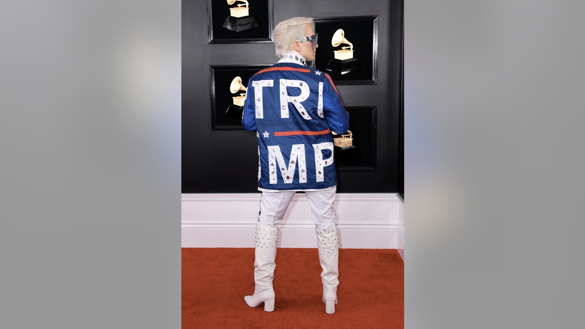 Singer Ricky Rebel arrives for the 61st Annual Grammy Awards on February 10, 2019, in Los Angeles. (Photo by VALERIE MACON / AFP)        (Photo credit should read VALERIE MACON/AFP/Getty Images)