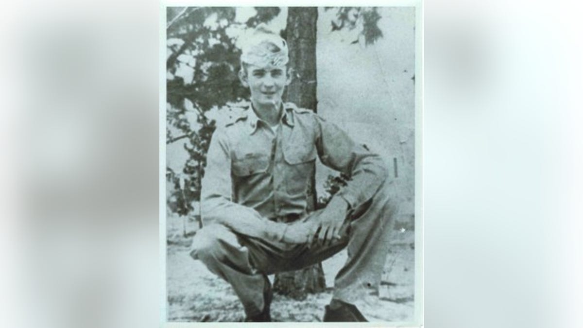 POW Roger Dumas before leaving for North Korea in 1950.<br><br>