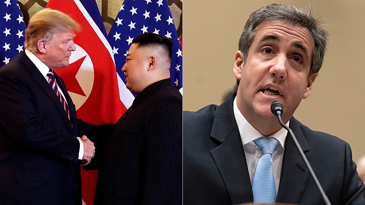 CNN and MSNBC primetime hosts didn’t think the Hanoi summit was as newsworthy as Michael Cohen’s testimony.