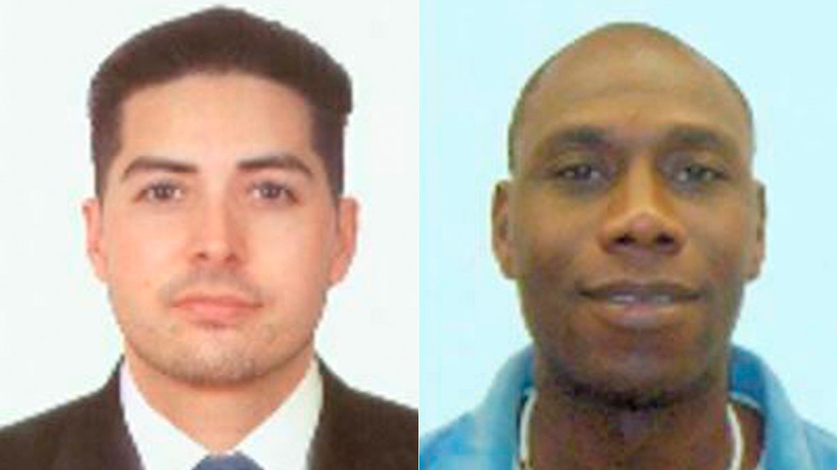 These photos provided by the Chambers County Sheriff's Office shows Sean Archuleta and Conrad Aska.