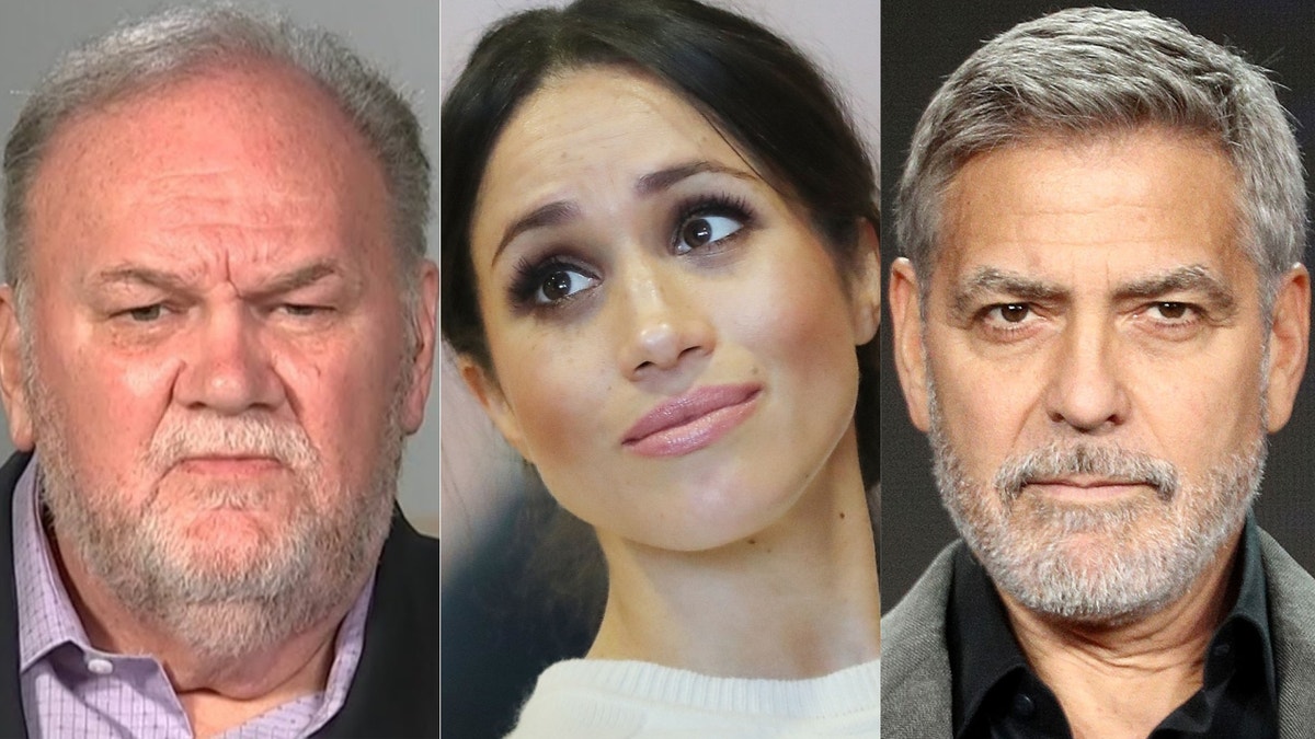 Thomas Markle, Meghan Markle and George Clooney