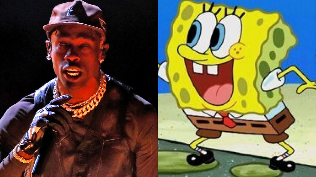 spongebob travis