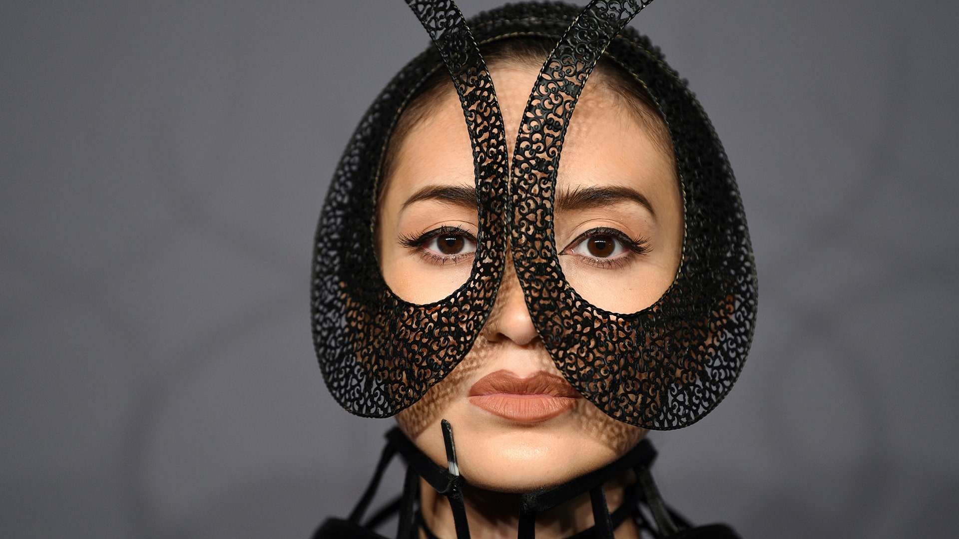 Model Megan Pormer attends the amfAR Gala New York AIDS research benefit in New York City, Feb. 6, 2019. 