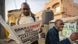 Nigerians wake to find a delayed election, with some angry