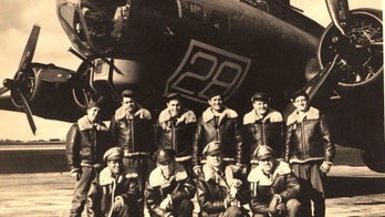 WWII U.S. airmen who died saving British children honored with flyover 75 years on