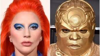 Grammys' jaw-dropping red carpet looks, from Lady Gaga as David Bowie to CeeLo Green's all-gold outfit