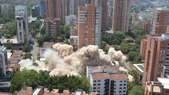 Pablo Escobar's six-floor apartment demolished in Medellin as symbol of rebirth