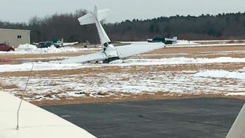 2 killed after small plane crashes, catches fire at Massachusetts airport: police