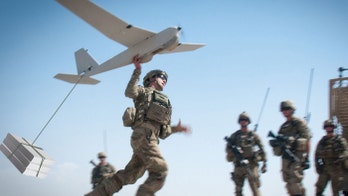 Army soldiers use 'Macbook'-sized tablet to operate multiple small drones